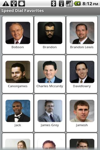 Speed Dial Favorites Android Communication