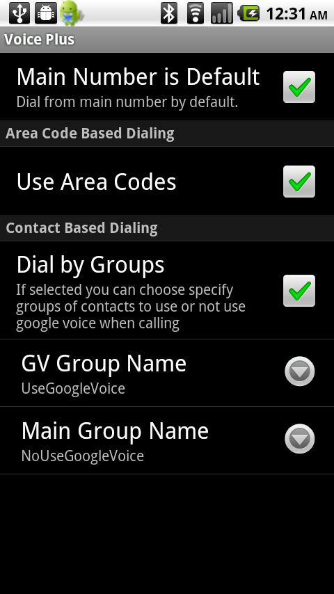 Voice Plus Android Communication