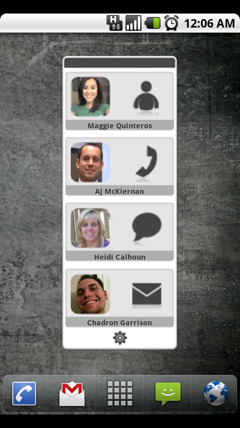 Picture Dial Android Communication