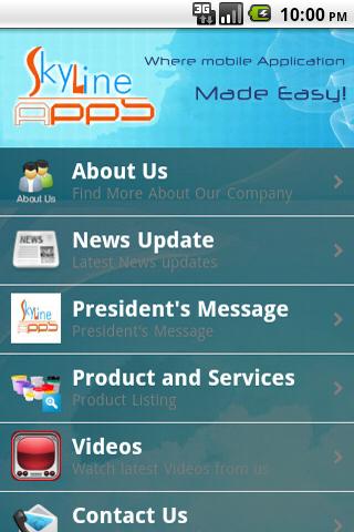 Skylineapps Android Communication