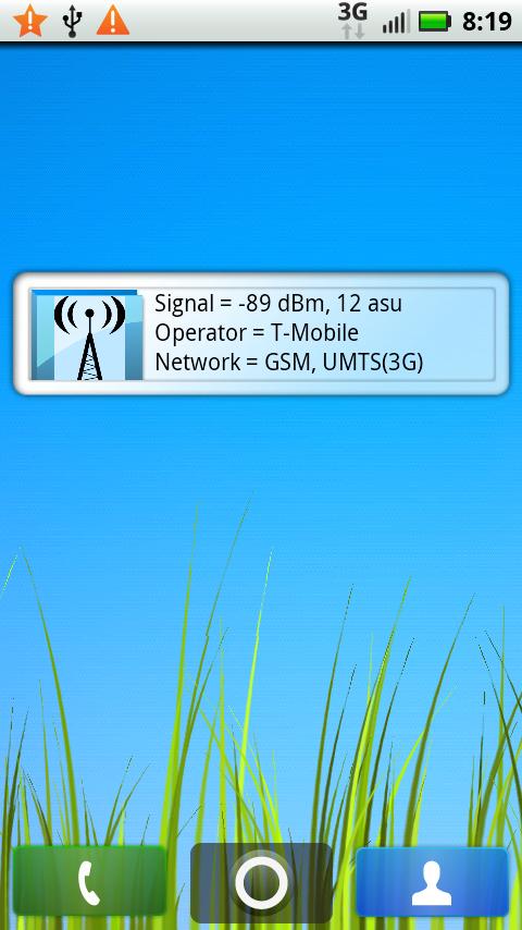 Antenna Widget Android Communication