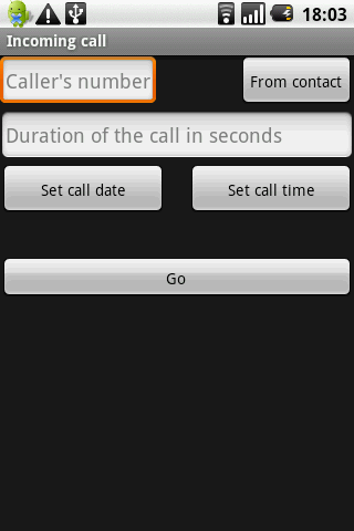 Super Call Log Faker Android Communication