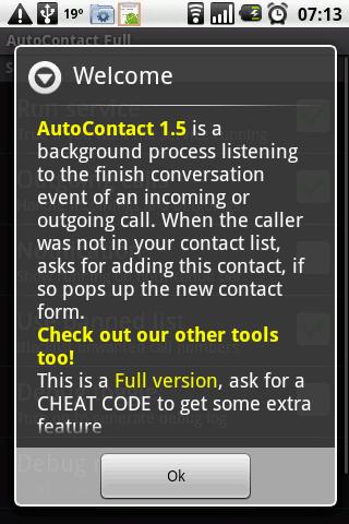 AutoContact contact adder Full Android Communication
