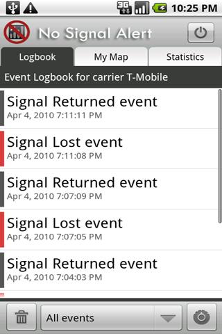 No Signal Alert Pro Android Communication