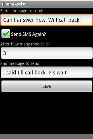 Phone Assistant Android Communication