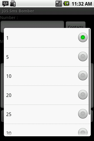 JDS SMS Bomber Android Communication