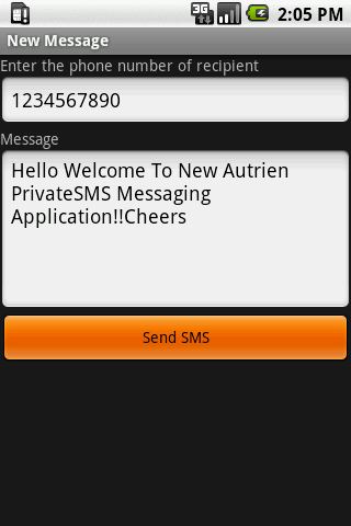 AutrienPrivateSMS Android Communication