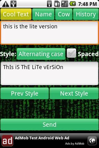 Cool Texter & Fonts FREE Android Communication