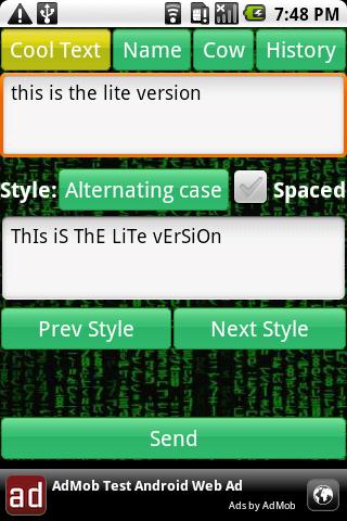 Cool Texter & Fonts FREE Android Communication