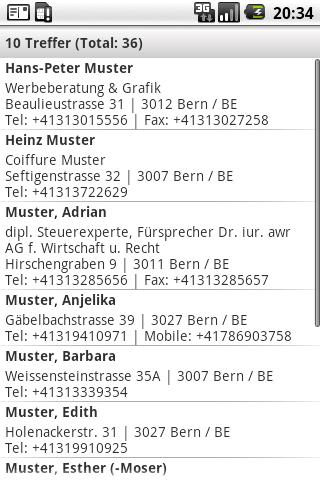 SwissTel 2 Android Communication