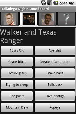 Talladega Nights Soundboard Android Entertainment