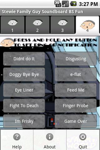 Stewie Family Guy Soundboard Android Entertainment