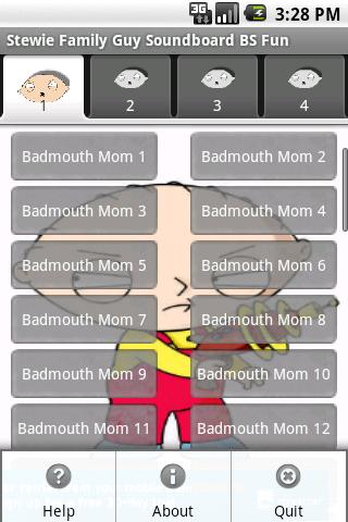 Stewie Family Guy Soundboard Android Entertainment