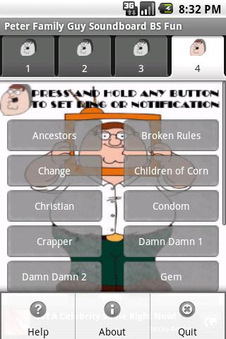 Peter Family Guy Soundboard Android Entertainment