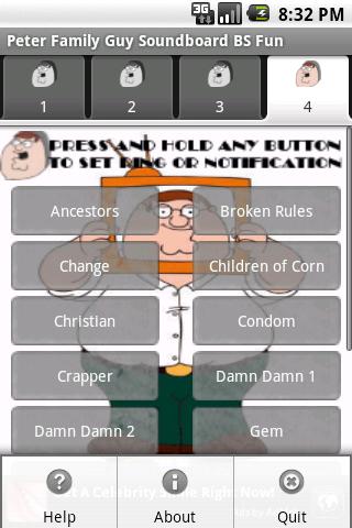 Peter Family Guy Soundboard