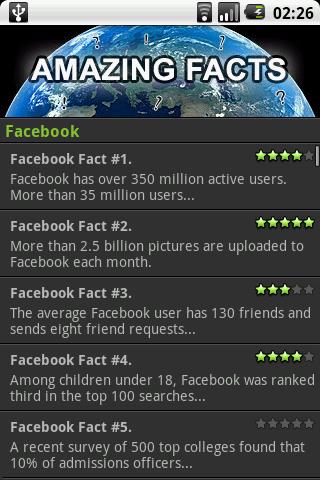 Amazing Facts Android Entertainment