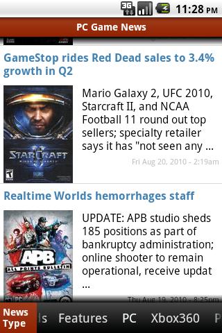 Game News Android Entertainment