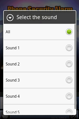 Phone Security Alarm System Android Entertainment