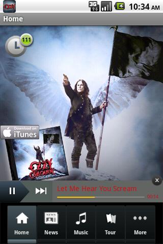 The Official Ozzy Osbourne App Android Entertainment