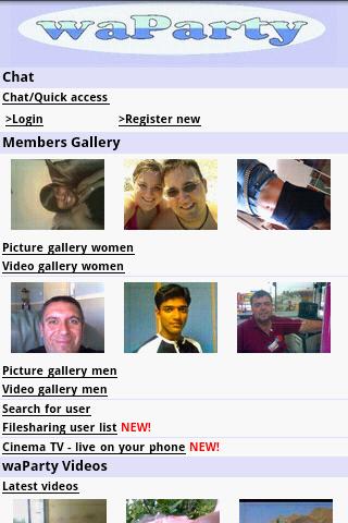 Free Waparty Chat and Dating Android Entertainment