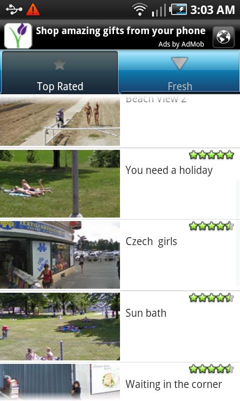 StreetViewList Android Entertainment