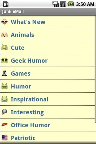 Chain Letters and Junk E-Mail Android Entertainment