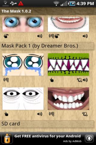 Mask Pack 1 Android Entertainment