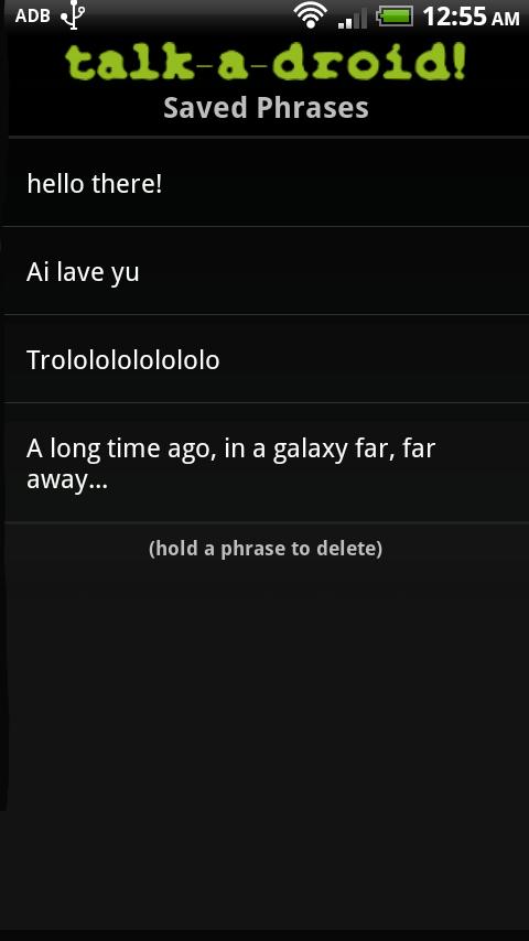 TalkaDroid Text to Speech Android Entertainment
