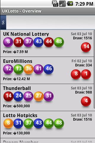 UKLotto Android Entertainment