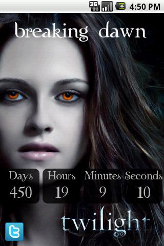 Breaking Dawn Twilight Countdn Android Entertainment