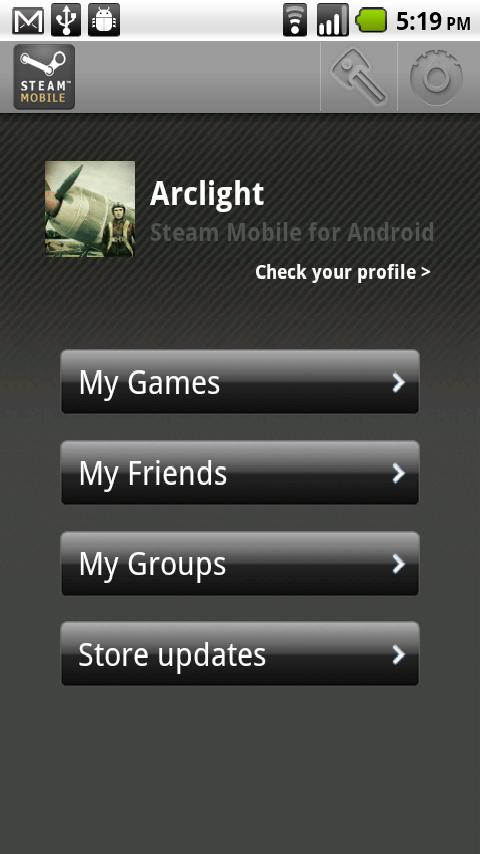 SteamMobile Android Entertainment