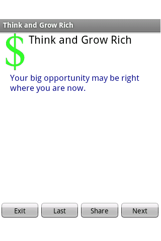 Think and Grow Rich Android Entertainment