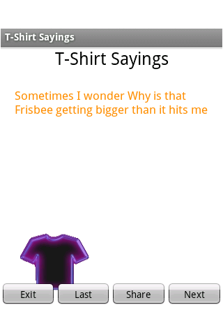 T-Shirt Sayings Android Entertainment