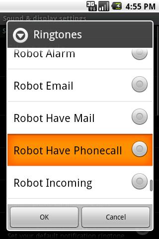 Robotic Ringtones Android Entertainment