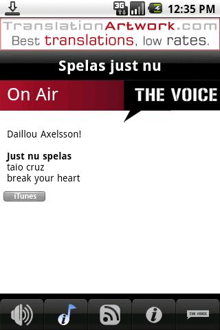 The Voice Sweden Android Entertainment