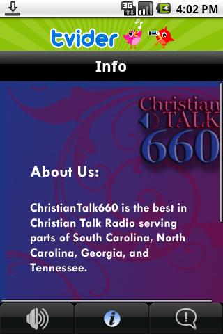 Christian Talk 660 Android Entertainment