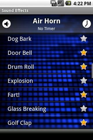 Sound Effects Android Entertainment