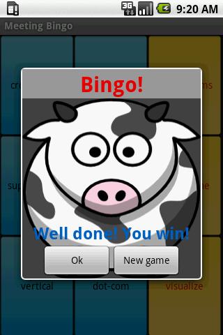 Meeting Bingo Android Entertainment