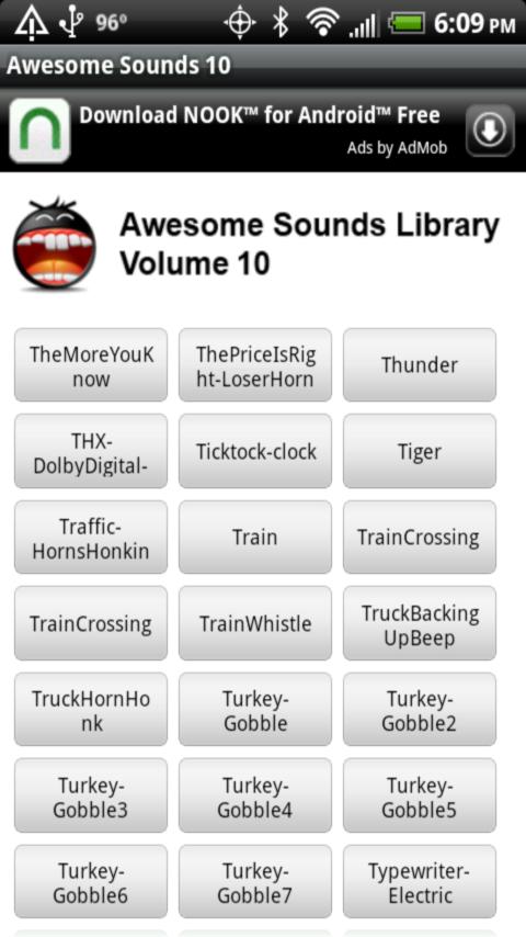 Awesome Sounds Library 10 Android Entertainment