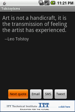 Tolstoyisms Android Entertainment