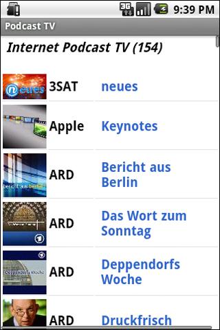 Podcast TV  (DE) Android Entertainment