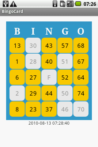BingoCard Android Entertainment