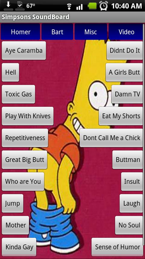Simpsons SoundBoard Android Entertainment