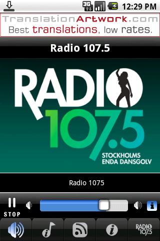 Radio 107,5 Android Entertainment