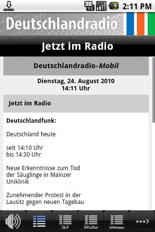 Deutschlandradio Android Entertainment