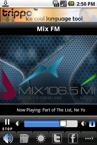 Mix FM Australia Android Entertainment
