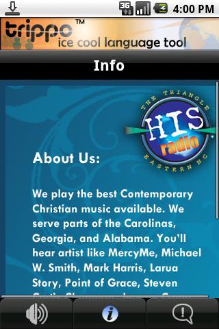 HisRadio Raleigh Android Entertainment