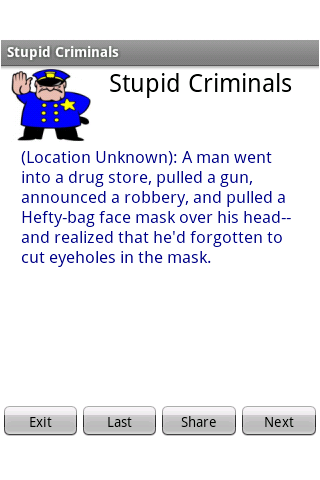 Stupid Criminals Android Entertainment