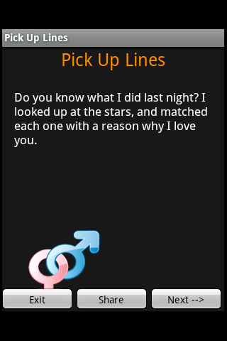 Pick Up Lines 2010 Android Entertainment