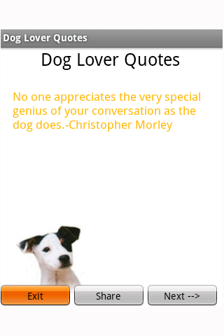 Dog Lover Quotes Android Entertainment